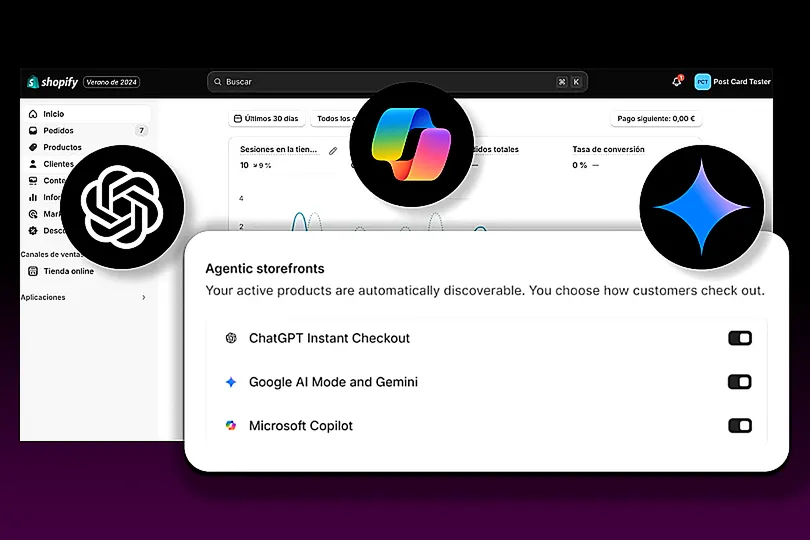 Shopify abre un nuevo canal de ventas con los storefronts agénticos